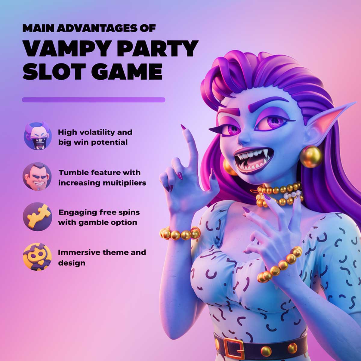 Vampy Party slot machine game